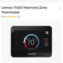 Lennox 17a30 iharmony smart zone thermostat for Sale in Citra, FL - OfferUp