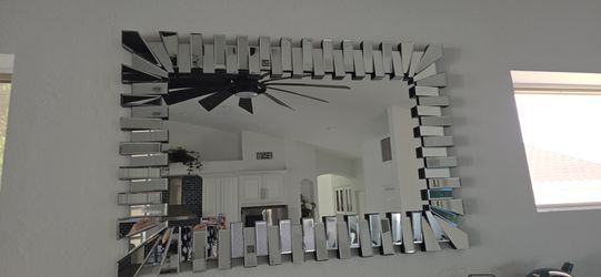 Mirror Framed Wall Mirror 46x31x3