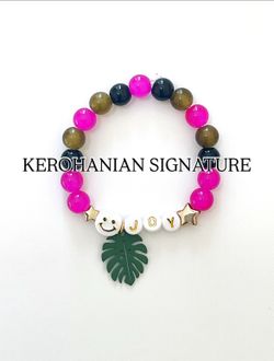 Tropical Joy Glass Beaded Bracelet