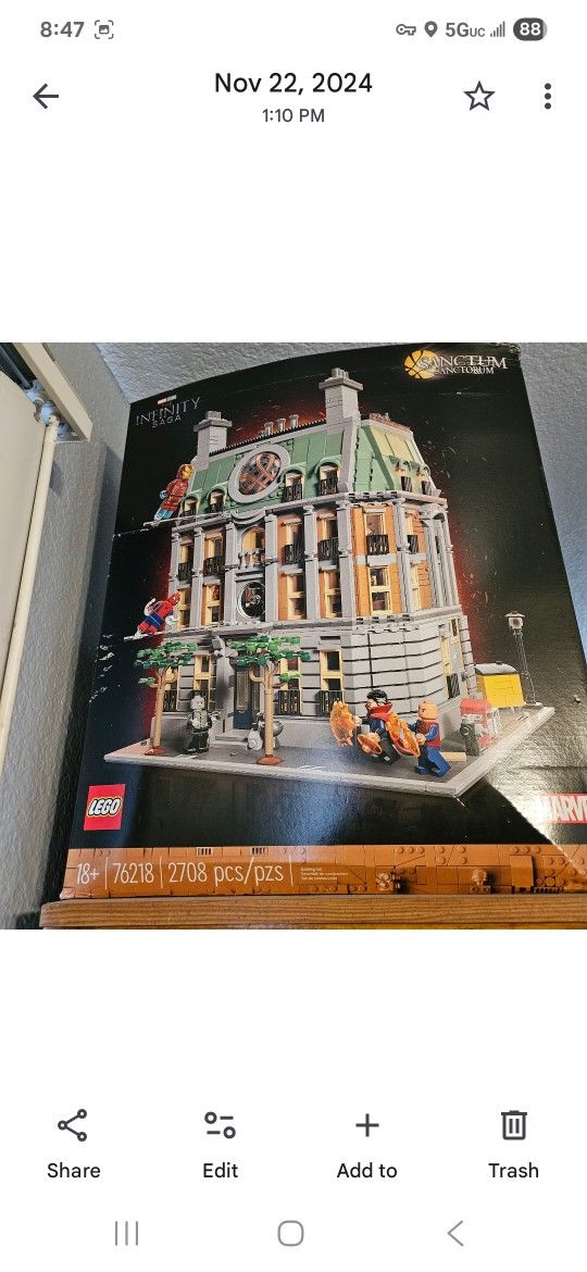 LEGO MARVEL #76218 INFINITY SAGA SANCTUM 