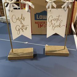 WEDDING Decor ( Votives, Led Candles, Table Numbers, Signs)