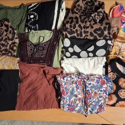14 piece lot of 3X and 4X ladies blouses/tops ALL for $14 FIRM