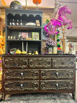 Brown Gothic Dresser
