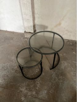 Free Glass coffee table set
