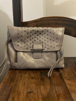 Kooba Gray Leather Crossbody