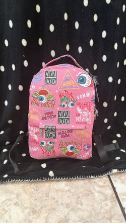 Von Dutch Vibrant Pink Backpack