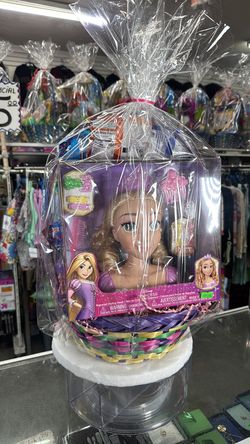 Disney Rapunzel styling head Easter basket