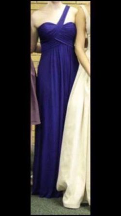 royal blue prom dress