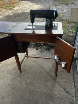 Vintage Kenmore Sewing Machine with Cabinet