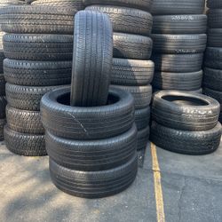 235/55R20 GOODYEAR A SET OF FOUR USED TIRES