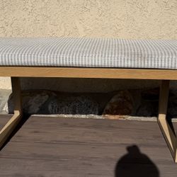 Hearth & Hand Wood Bench 