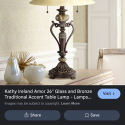 Kathy Ireland Amor 26" High Bronze Traditional Table Lamp