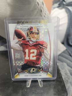 Kirk cousin topps platinum X-fractor rookie football card