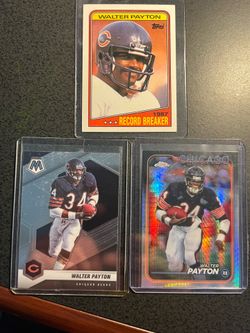 3- Walter Payton, Bears Cards