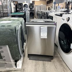 🔥 Samsung - 24" AutoRelease Dry Smart Built-In Stainless Steel Tub Dishwasher with 3rd Rack, StormWash+, 42 dBA - Stainless Steel🔥