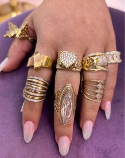 Anillos oro 10 Kt