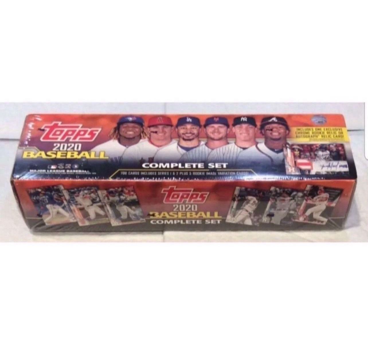 2020 Topps Baseball Factory Set Brand New Factory Sealed MLB Baseball Cards RC Relic Auto? Bichette RC Variations Prism Refractor Target Exclusive