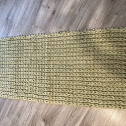 52 X. 24  AREA CARPET  SEAFOAM GREEN