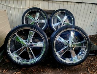 20" KMC Rims with tires