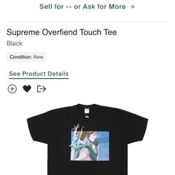 Supreme Overfiend Touch Tee