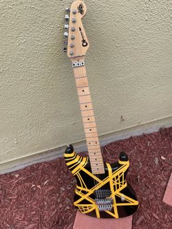 Charvel art series bumble bee guitar Eddie Van Halen