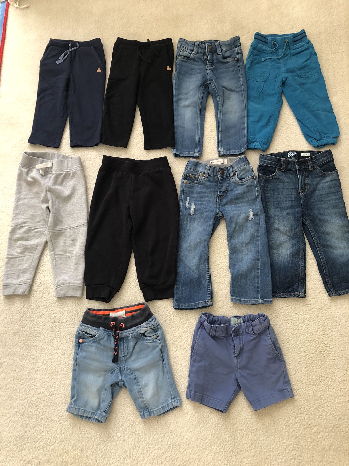 Boys 18 months - 2T Toddler Pants Bundle All for $15