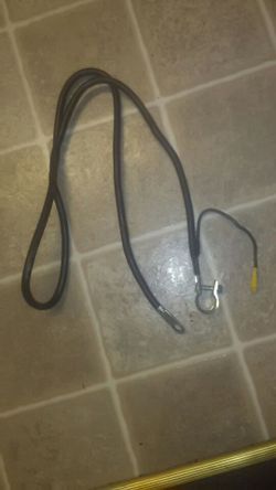Ground wire car battery terminal.