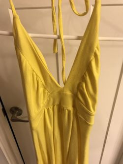 Size Small yellow summer dress