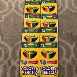  Crayola 12 pack colored pencils