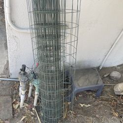 Metal Fencing  Green Fence 300 Square Feet 