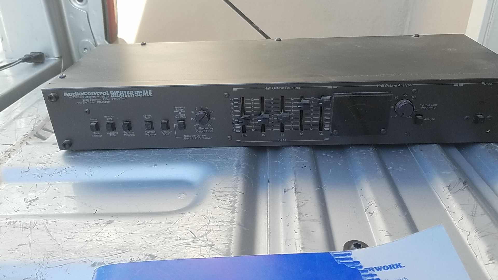 Audio Control Richter Scale