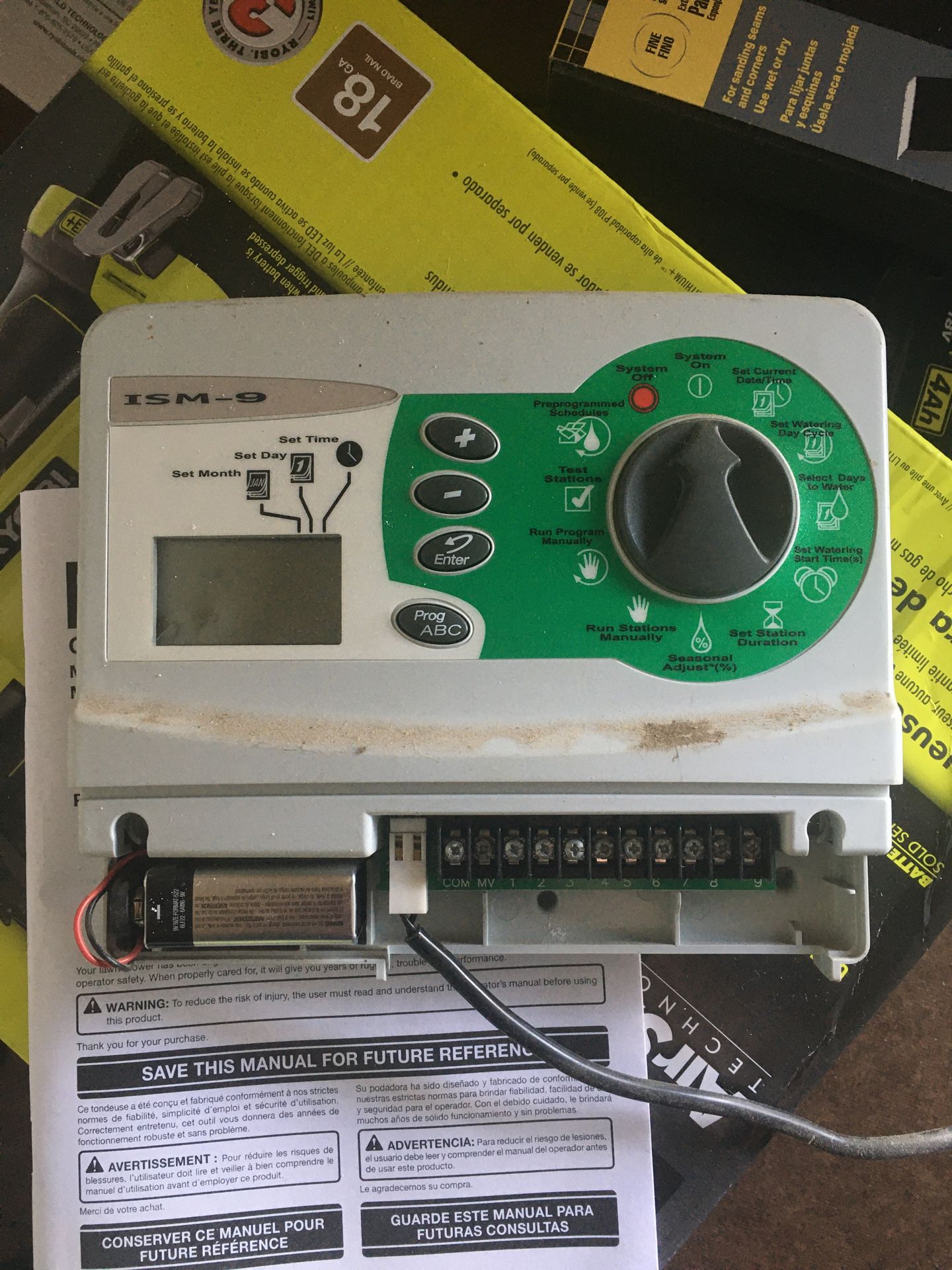 Rainbird ISM-9 Sprinkler Controller