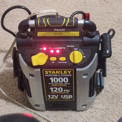 stanley 1,000 amp/ 120 psi air compressor and jumpbox. s