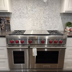 Wolf 48” Stainless Steel Pro Style Dual Fuel Range