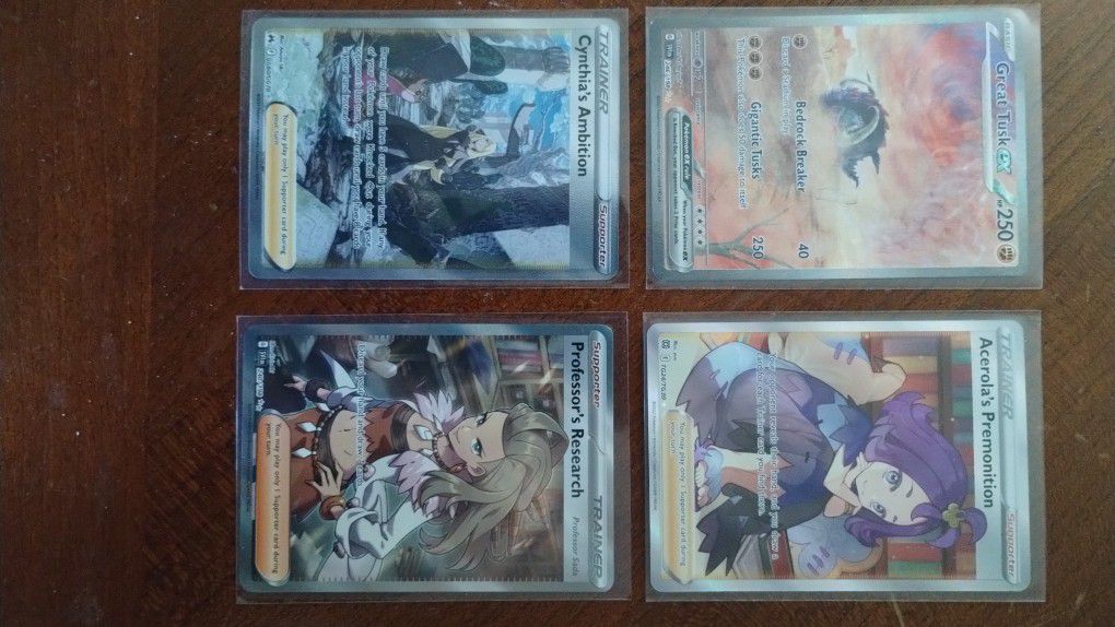 Pokemon Cards (Lot Of 4)