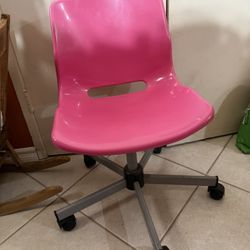 Pink Swivel Chair