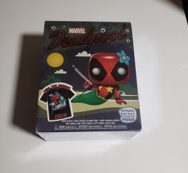 Funko Pop! Deadpool Mermaid (Metallic) N Tee Size M