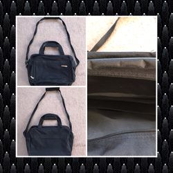Black travel iPad bag