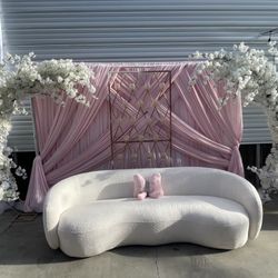 Wedding Quinceanera Centerpiece Background Flowers Backdrop floral & Wall Candleholder Party Decoration 