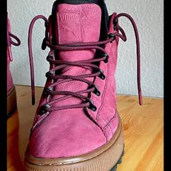 10.5 Puma Ren Mid Boots. Premium Leather New