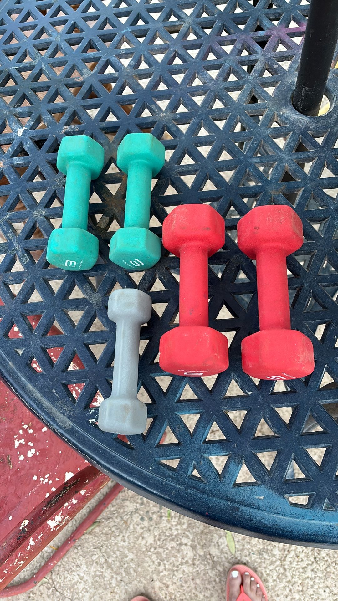 2, 3 And 5 Lb weights