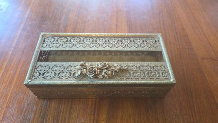 Vintage Metal Tissue Box Holder