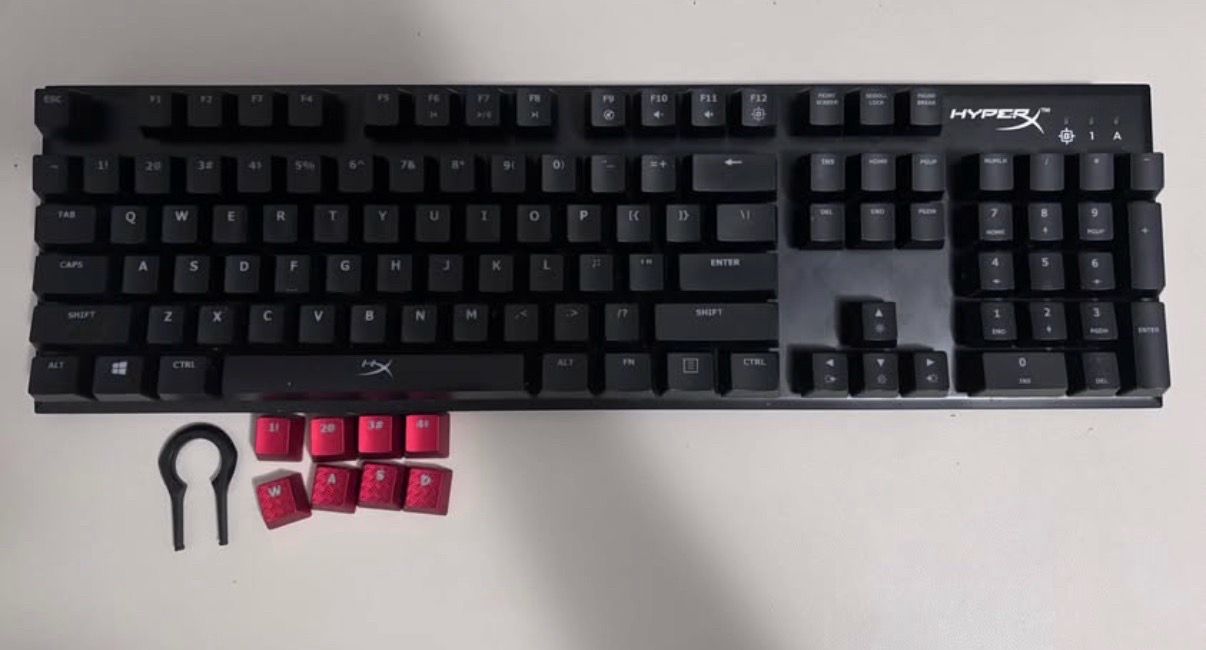 HyperX mechanical keyboard