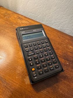 1987 Vintage HP 42S RPN Scientific Calculator with Astech Hard Case