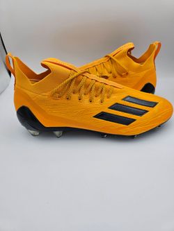 Adidas Adizero Primeknit Football Cleats 'Collegiate Gold' Men's Size 15