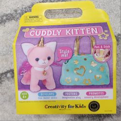 Cuddly Unicorn Kitten and Purse
