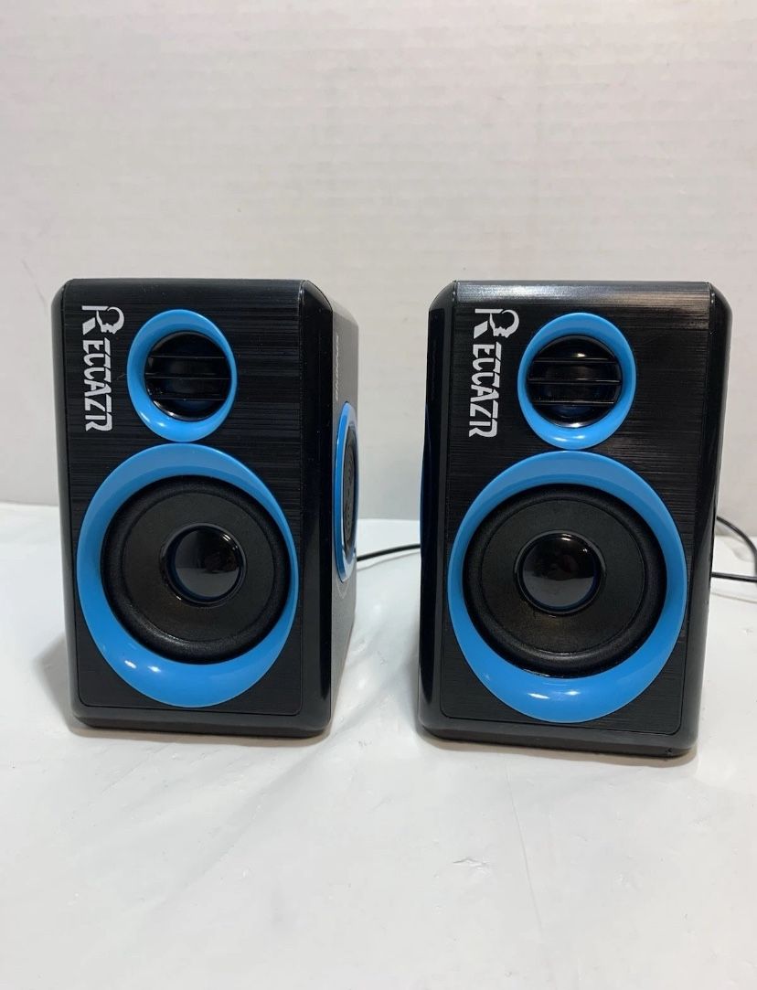 RECCAZR SP2040 Surround Computer Speakers with Deep Bass USB Wired Powered