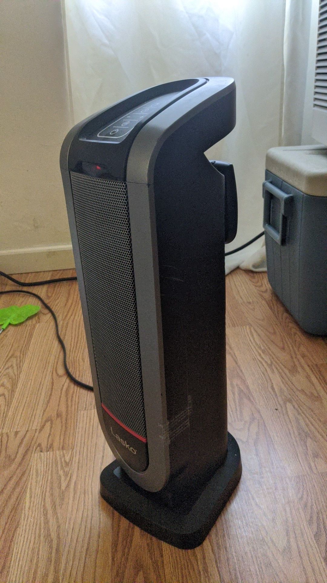 Lasko oscillating tower heater with remote