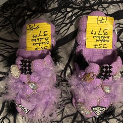 Custom Purple bubble Slides