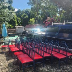 38 ,Metal Chairs 